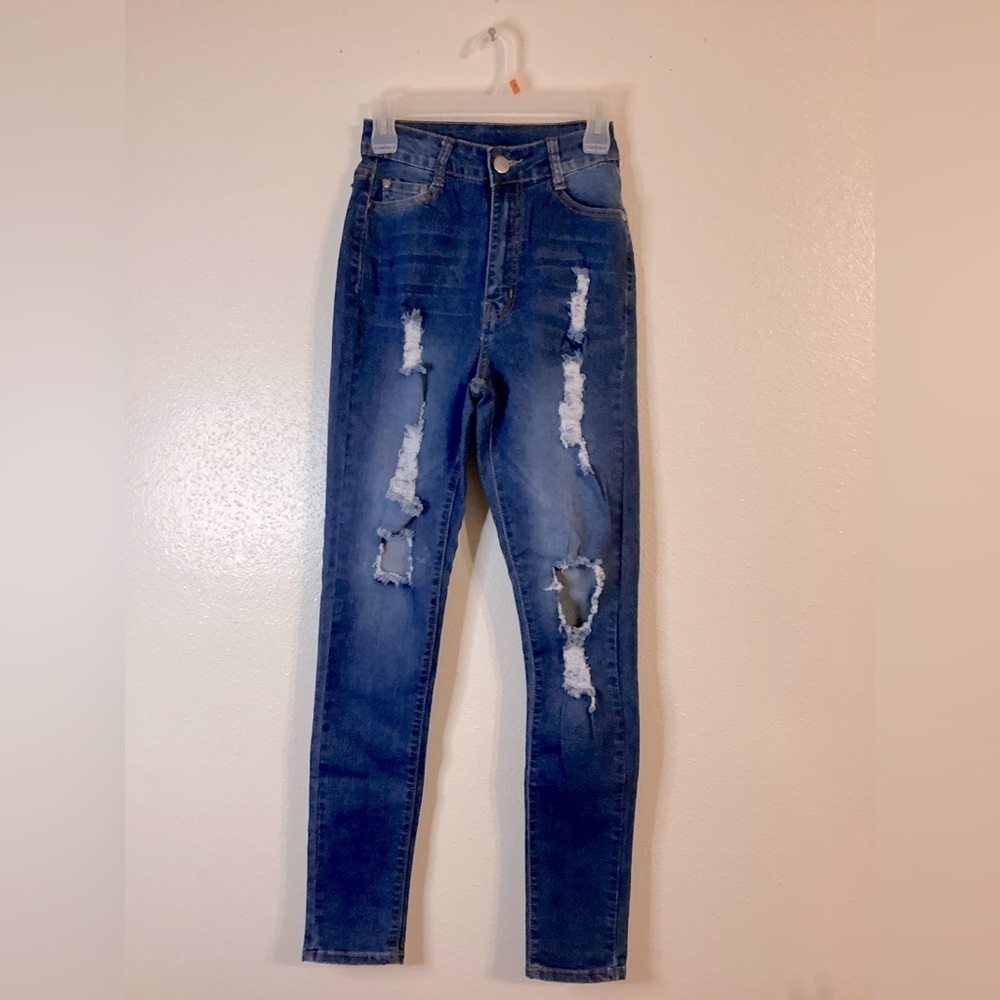 B.O.B Jeans Distributed High Waist NWT Size 7/8